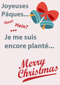 Joyeux No&euml;l : un v&oelig;u un peu confus